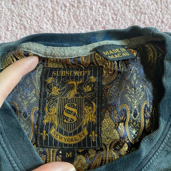 Subscript Long Sleeve Designer Sweatshirt - Picture 5 of 6